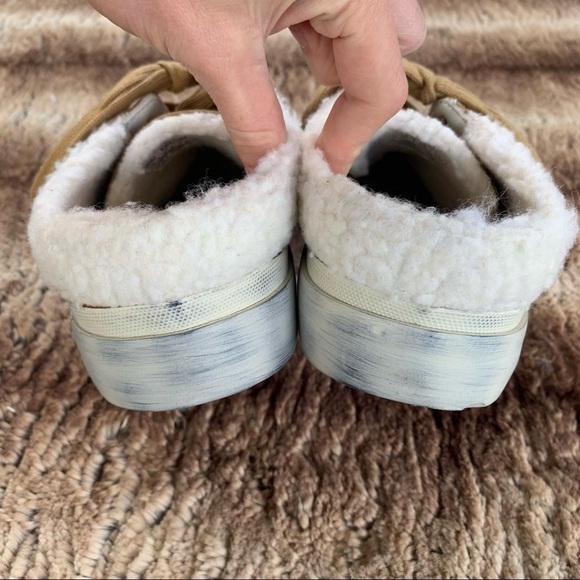 Marc Fisher Miranda Slip On Suede Sherpa Sneaker - Picture 5 of 9